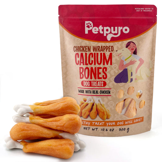 Chicken Wrapped Calcium Bones