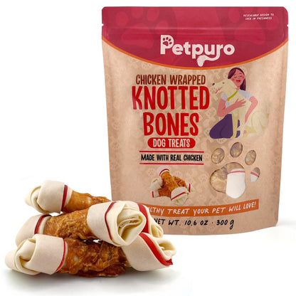 Chicken Wrapped Rawhide Bones