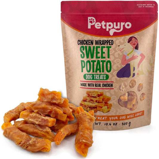 Chicken & Sweet Potato Jerky Wraps