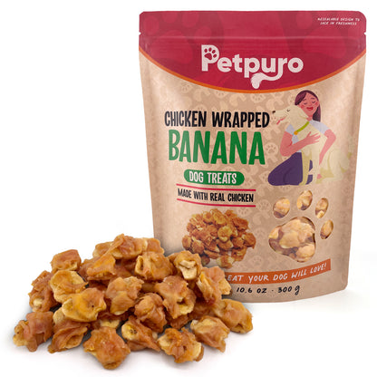 Chicken Wrapped Banana Treats