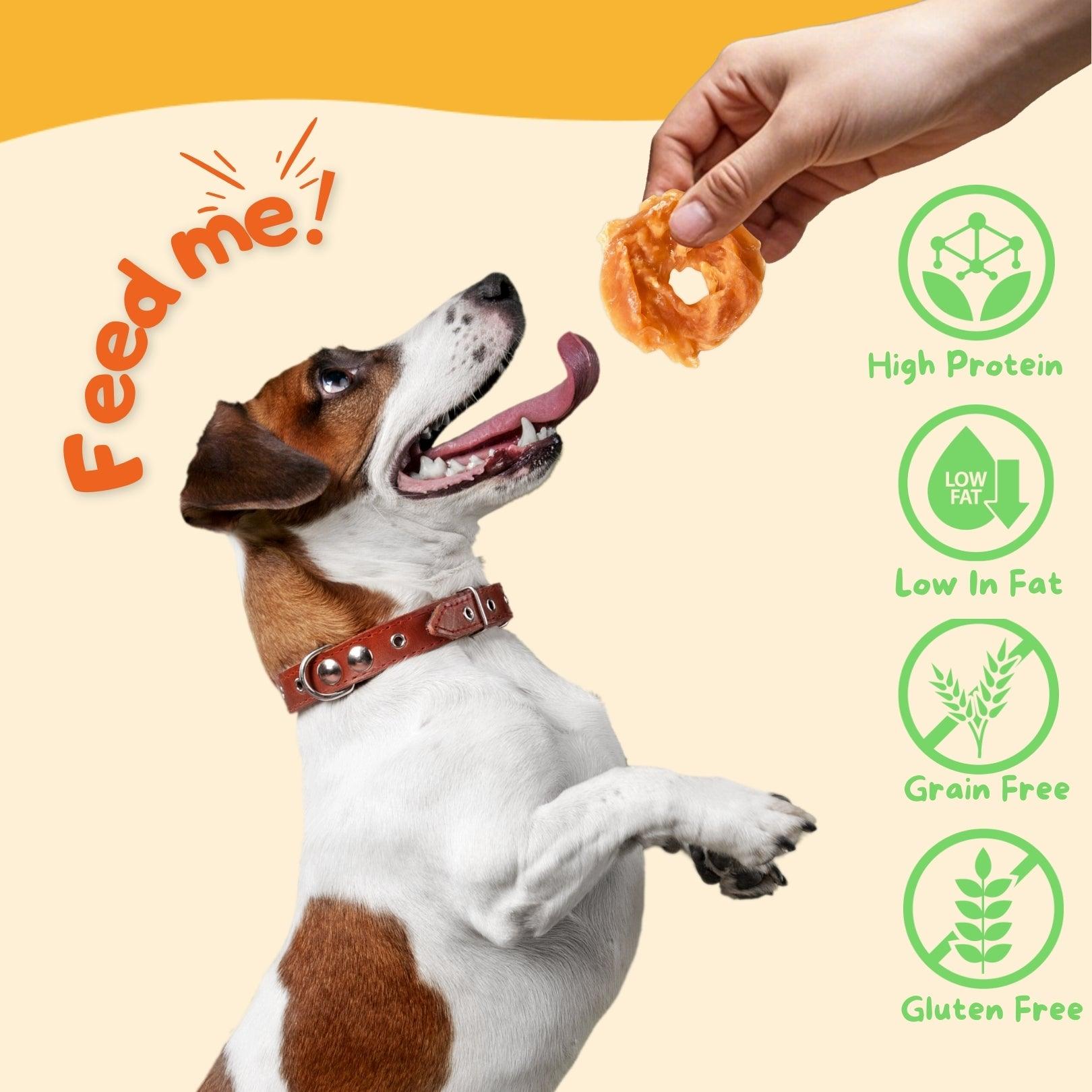 Chicken Jerky Rings Treats – Petpuro - Main Image